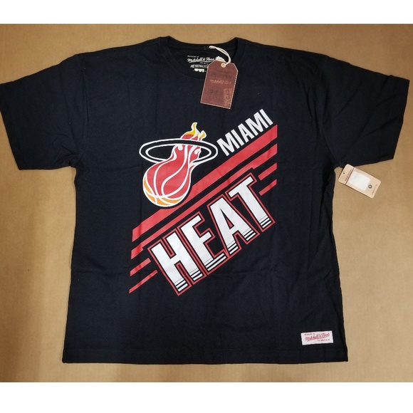 Mitchell & Ness Other - Miami Heat Black Mitchell & Ness T-Shirt Men's XXL